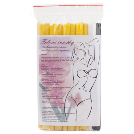 Telové sviečky na harmonizáciu vnútorných orgánov