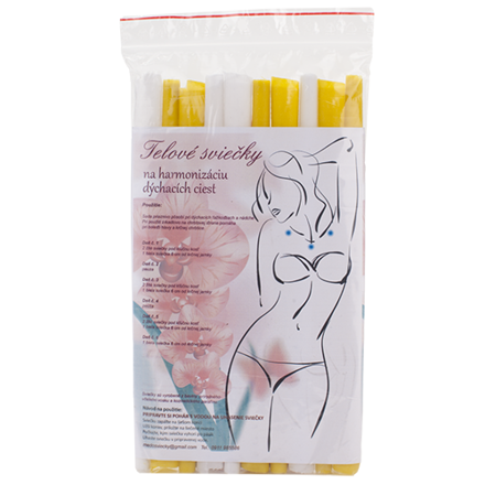 Telové sviečky na harmonizáciu dýchacích ciest
