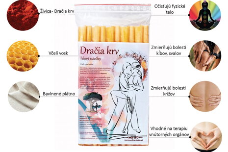 Možnosti využitia telových sviečok Dračia krv